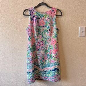 Lilly Pulitzer Mila stretchy floral shift dress in Lilly’s favorite things